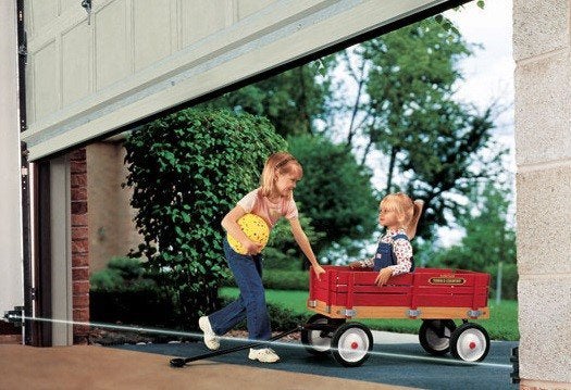 kids playing by Pittsburgh garage doors